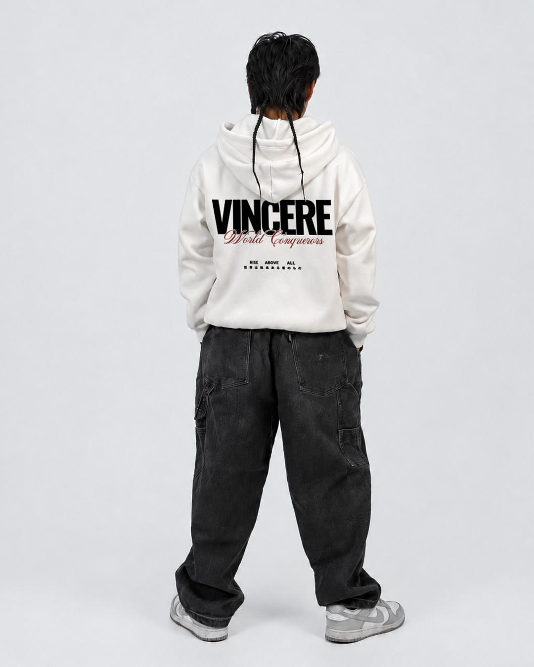 WORLD CONQUERORS HOODIE - WHITE